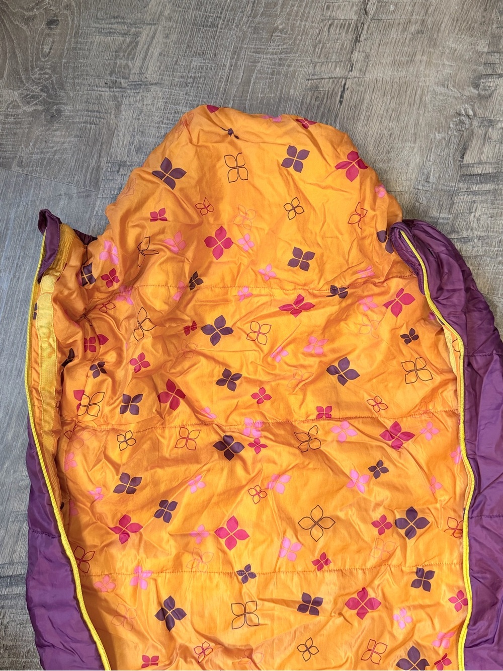 Kelty Woobie +30°F Short Kids Sleeping Bag Purple Pink, 2 zippers + stuff sack - Picture 8 of 15